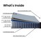 Flash Furniture 8" Hybrid Mattress, King Mattress in a Box CL-E238-B-K-GG - alternate 4